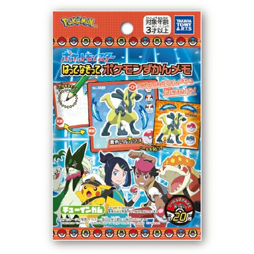 【江戶物語】 T-ARTS 寶可夢圖鑑 口香糖 附MEMO卡 貼紙 隨機出貨 TAKARA TOMY 食玩 日本進口
