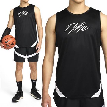 Nike Icon JSY Strtfv 男款 黑色 運動 休閒 吸濕 排汗 籃球 球衣 背心 FZ0253-010