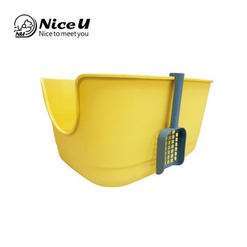 【NiceU毛樂趣】側開貓砂盆