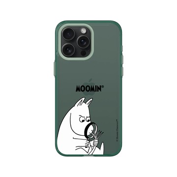 iPhone 15 Pro Max Clear 憂墨綠 - Moomin - 頭髮分岔了嗎？