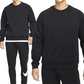 Nike As M Nk Df Uv Primary Ls Crew 長袖 男款 黑色 大學T FZ0972-010