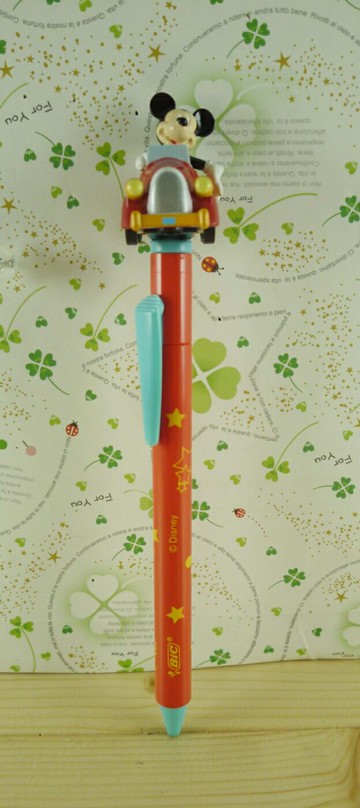 【震撼精品百貨】Micky Mouse 米奇/米妮  原子筆-米奇迴力車 震撼日式精品百貨