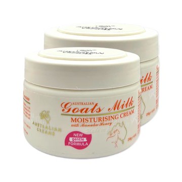 (2罐超值組)澳洲G&M澳芝曼-潤澤修護肌膚維他命E綿羊油保養乳霜250g/罐-蜂蜜羊奶(橘標)(身體萬用滋潤精華乳,滋養皮膚光澤,全膚質適用)