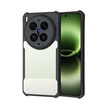 XUNDD 軍事防摔 vivo X300 Ultra 鏡頭全包覆 清透保護殼 手機殼(夜幕黑)