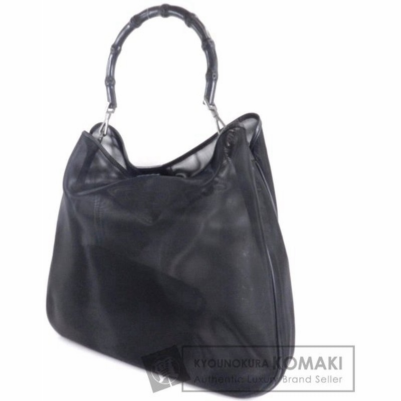 GUCCI グッチ バンブー ハンドバッグ ナイロンメッシュ レディース ...