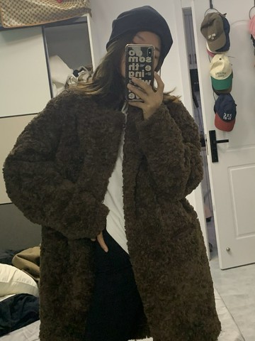 羊羔毛外套女秋冬季2024新款高級感鹽系炸街加厚中長款韓系上衣潮【雲木雜貨】