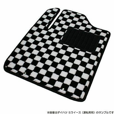 フロアマット1台分 MR2 年式H1/10?H11/10 SW20 チェック生地（ホワイト）