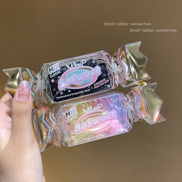 韓國ins風糖果盒彩色小發圈兒童發繩女扎頭發橡皮筋頭繩網紅頭飾