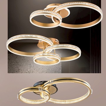 現代風三色光環狀半吸頂燈  49-60791、60792、60793