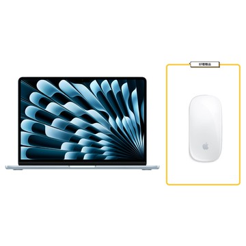 MacBook Air M4 13吋 512G 藍色＋滑鼠