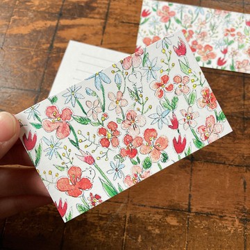 Spica 小庭手作 / muu 設計感謝小卡 / 花畑