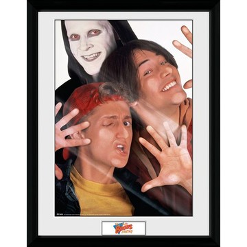 阿比阿弟闖天關 Bill And Ted 45×35 含框海報