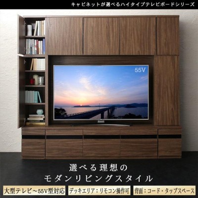 ハイタイプテレビボードシリーズ Glass line グラスライン 3点セット