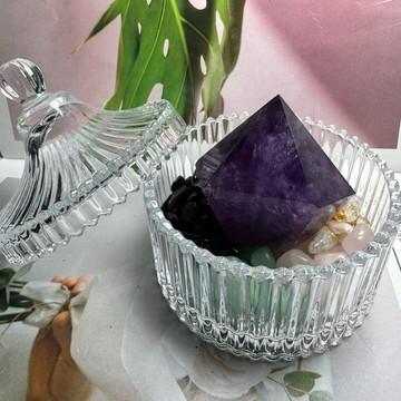 天然水晶 紫水晶柱53號184公克💜紫水晶柱 權杖紫水晶柱 水晶柱 紫水晶 紫黃水晶柱 禮品送禮 收藏級 可加購消磁盆