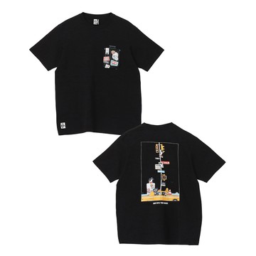 CHUMS Booby Lost City Trip Pocket T-Shirt 男 短袖上衣 黑色 CH012739K001