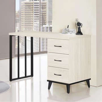 Boden-奧利爾4尺三抽書桌/工作桌