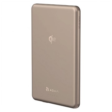 ADAM elements 亞果元素 Qi2 超輕薄行動電源 5000mAh Type-C  金色  VIONTA Q5