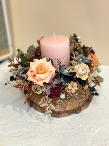 【蕓椛閣花藝手作】氣氛擺飾燭台