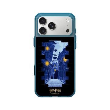 iPhone 17 Pro Max Clear (相機按鈕) 夜幕藍 - 哈利波特 Harry Potter - 哈利波特-斜角巷
