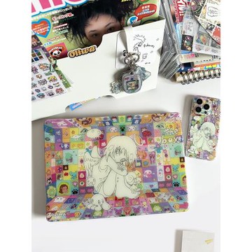 原創可愛復古日系14寸滿天星蘋果