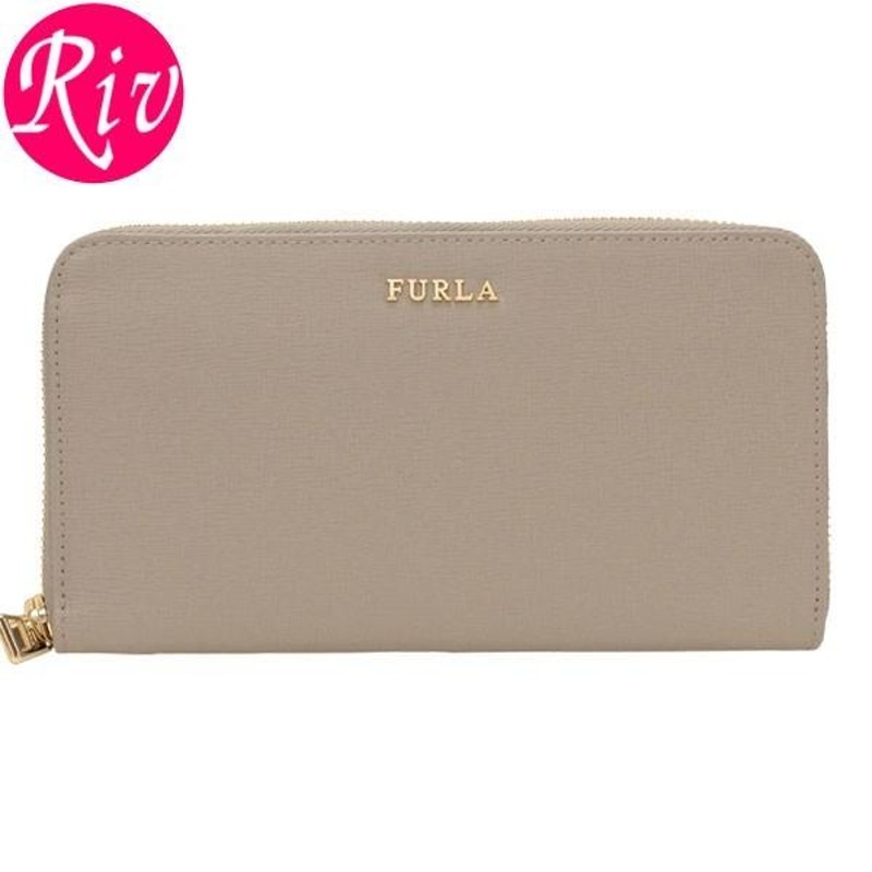 フルラ FURLA 長財布 BABYLON XL ZIP AROUND ベージュ SABBIA SAFFIANO 851533 | LINEショッピング