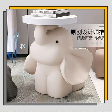 🔥臺灣出貨🔥創意大象客廳落地擺件家居飾品電視櫃沙發旁托盤喬遷新居/