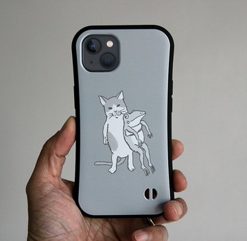 Grip iPhone 手機殼 Nakayoshi 軍灰