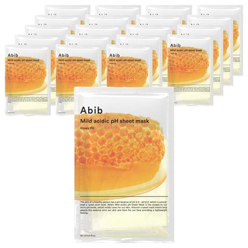 Abib 阿彼芙 pH弱酸性面膜 蜂蜜 潤澤煥采  10入  2組