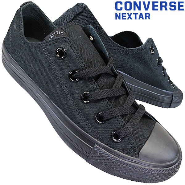 コンバース ネクスター110 Ox ブラックモノ Nextar 110 Ox キャンバス レディース ローカットスニーカー 靴 Converse 通販 Lineポイント最大0 5 Get Lineショッピング