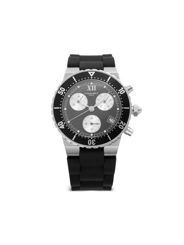 Chaumet - 2005 pre-owned Chronographe Class One 40mm - unisex - Rubber/Mineral Glass/stainless steel - One Size - Black