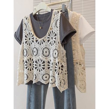 波西米亞短袖T恤2025初夏大碼女裝胖mm巨顯瘦疊穿吊帶兩件套上衣