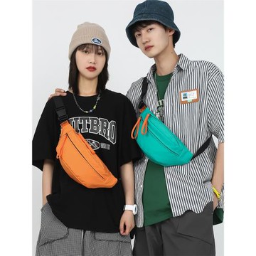 胸包男ins潮小包日系休閑斜挎包潮牌運動挎包男士包包腰包單肩包