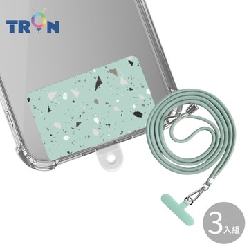 TRON iPhone 14 Plus淺綠防摔 手機 掛繩 手機殼