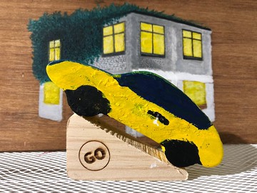 跑車 - 彩繪積木DIY材料包