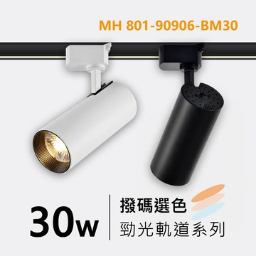 撥碼選色軌道燈｜F29-MH 801-90906-BM30