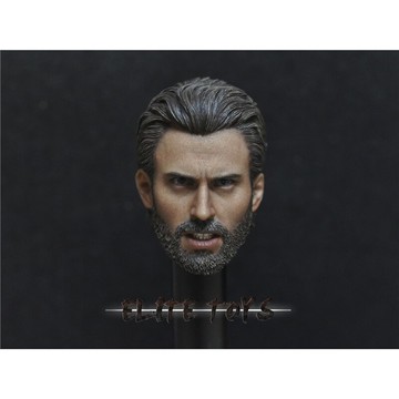 ELITE TOYS 復仇者聯盟3 無限戰爭 美國隊長 胡子版美隊頭雕 接單
