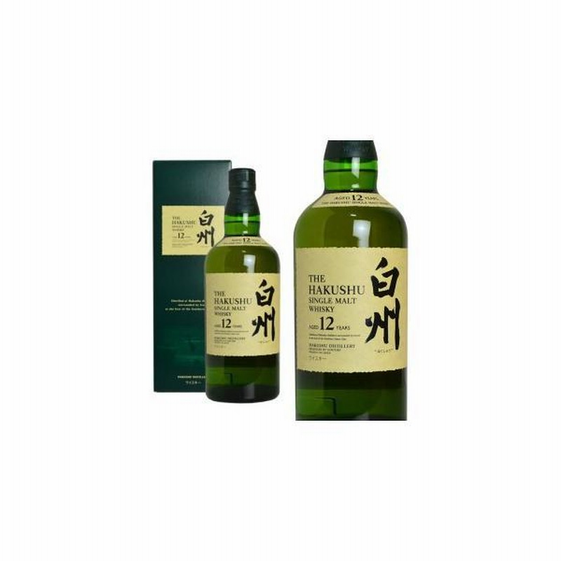 サントリー 白州 12年 43％ 700ml 箱入り 正規品 （シングルモルト 