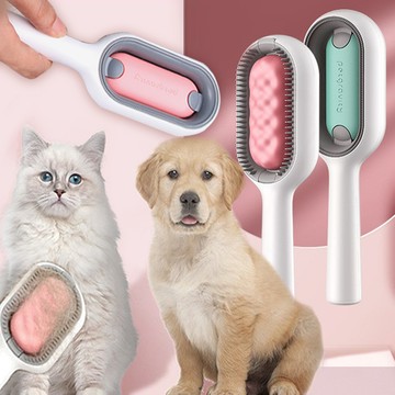 star candy寵物清潔除毛梳 (送濕紙巾) 寵物梳 除毛梳 貓咪清潔梳 除毛刷 寵物粘毛器