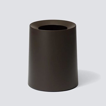 圓形家用垃圾桶-11.4L-多色可選 黑