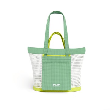 PLAY Chill環保洞洞2WAY托特包-綠色