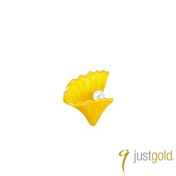 【Just Gold 鎮金店】綻美de Perle 黃金單耳耳環