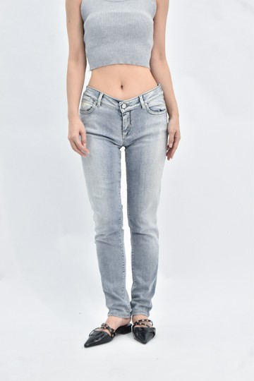 (L) sportmax 牛仔藍色長褲