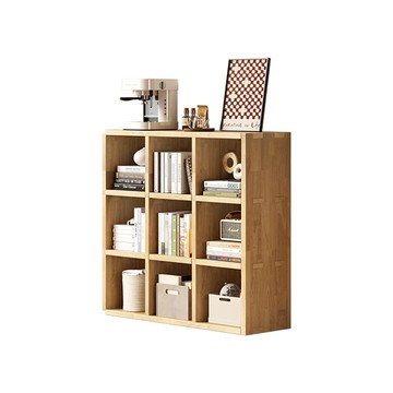 【HappyLife】全實木3層9格書櫃 Y11762F