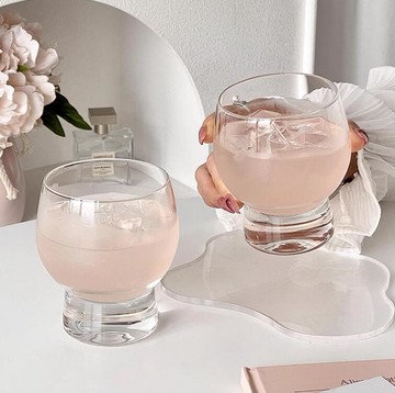 透明啤酒杯女生家用創意輕奢冷飲喝水玻璃洋酒威士忌酒杯子【繁星小鎮】