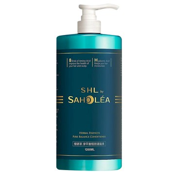 SAHOLEA 森歐黎漾 淨平衡護髮素 1.2L 添加胺基酸玻尿酸 調理頭皮油脂 使秀髮柔順有光澤  1瓶
