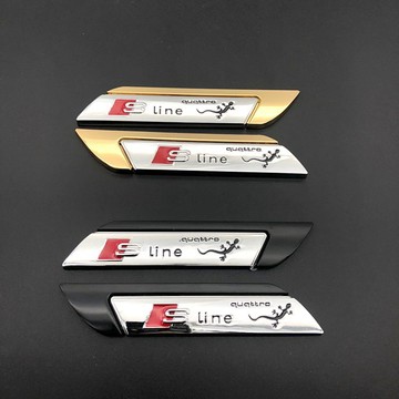 刀鋒 葉子板 AUDI 奧迪 側標 車貼 貼標 車標 A1 A3 A4 A5 A6 A7 Q3 Q5 改裝 TT S3