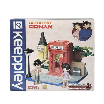 KEEPPLAY 奇妙積木 Qman 場景系列 名偵探柯南 街角的浪漫告白  1個