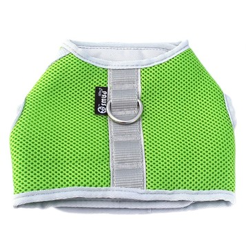 CrazyPAWS 瘋狂爪子 多層次透氣網布護胸 寵物外出胸背帶  M neck 30~35cm chest 47~52cm  青草綠  1個