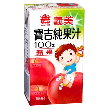 [義美]寶吉蘋果果汁125ml*6入*4組