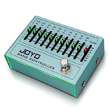 JOYO EQ Pedal 10 Band Equalizer (31.25Hz-16kHz) for Electric Guitar ＆ Bass Including 4-string  5-string   6-string  7-string Guitars (R-12)